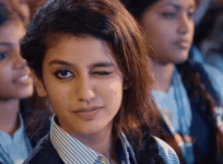 Priya Prakash Varrier, winking girl