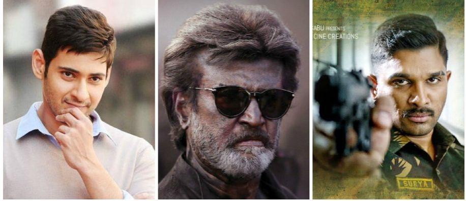 Mahesh Babu, Rajinikanth and Allu Arjun. Mahesh Babu Vs Rajinikanth Vs Allu Arjun