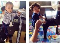 Yash Johar and Taimur Ali Khan