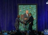 Barack and Michelle Obama presidential portraits unveiled