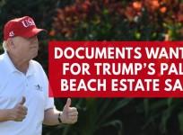 A Democratic senator has questions about Trumps palm beach estate sale in 2008