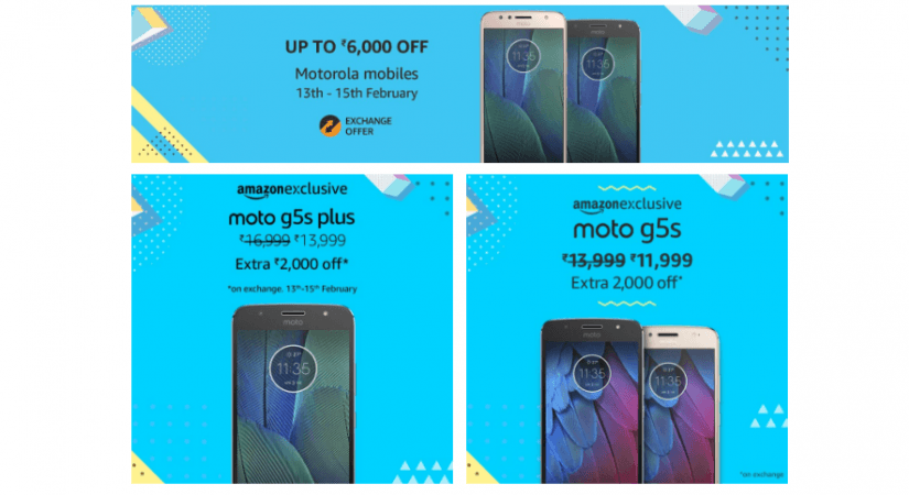 Moto G5S Plus, G5S price cut on Amazon India (screenshot) Moto G5S Plus, G5s price cut on Amazon India