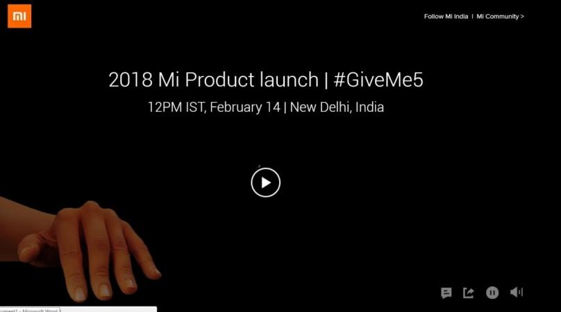 Xiaomi Product Launch 2018, Live stream, Redmi Note 5, Mi TV