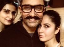 Katrina Kaif, Aamir Khan, Fatima Sana Shaikh