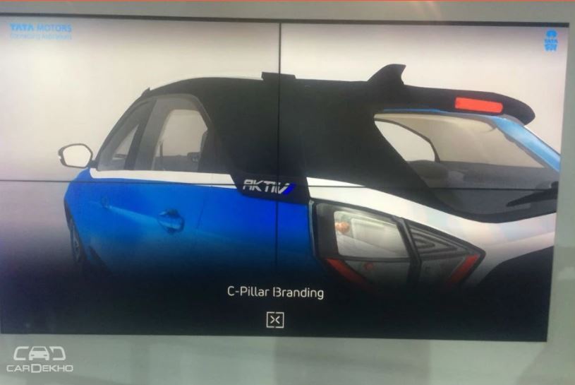 Tata Nexon accessory kits will have C-pillar mounted badging. Tata Nexon Aktiv