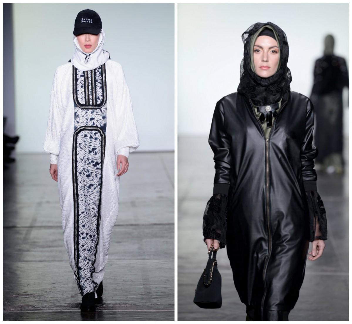 Vivi Zubedi's abaya-only collection at the New York Fashion Week Vivi Zubedi
