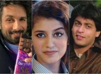 Shahid Kapoor, Priya Prakash Varrier, Shah Rukh Khan