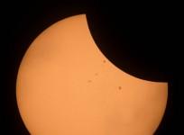 Partial solar eclipse, nasa,