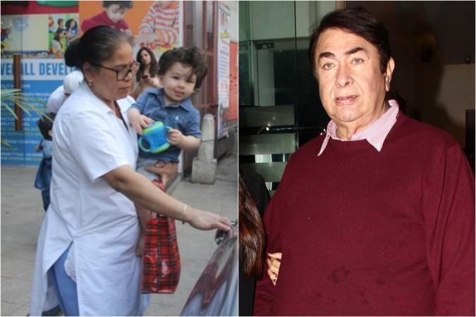 Taimur Ali Khan, Randhir Kapoor Taimur Ali Khan, Randhir Kapoor