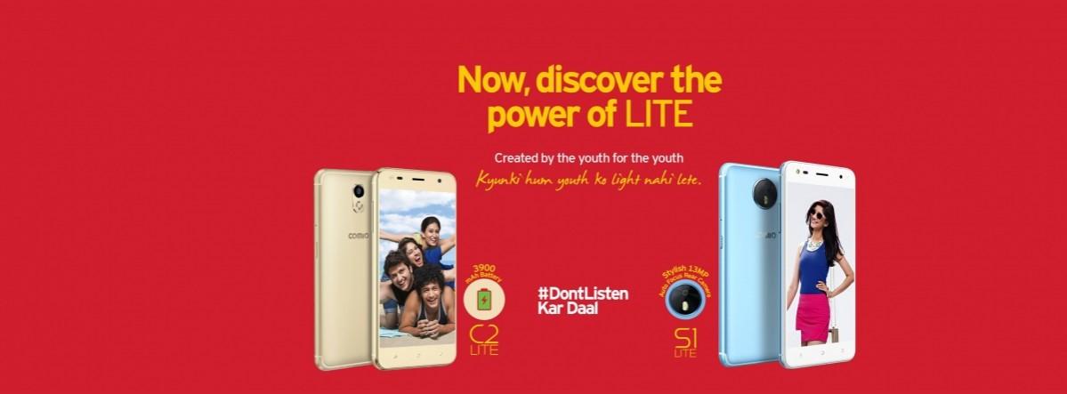 Comio launched C2 Lite and S1 Lite in India Comio launched C2 Lite and S1 Lite in India