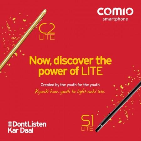 Comio launched C2 Lite and S1 Lite in India Comio launched C2 Lite and S1 Lite in India