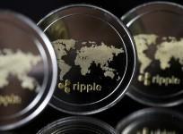 Representation of the Ripple virtual currency is seen in this illustration picture