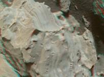 crystal-shaped features on Mars