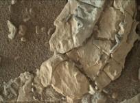 crystal-shaped features on Mars