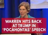 Elizabeth Warren addresses Pocahontas slurs