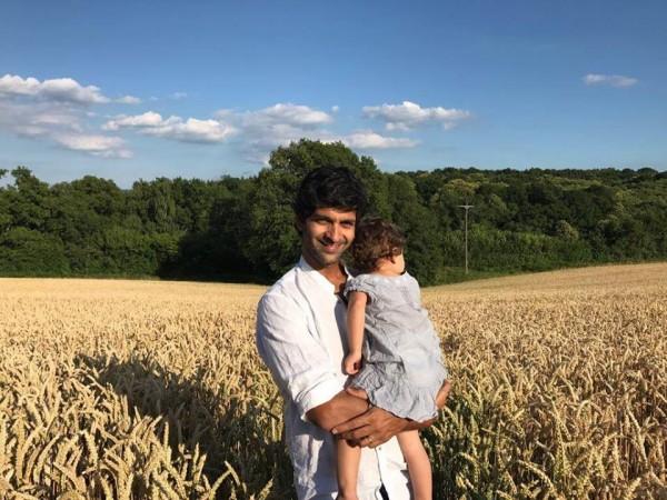 Purab Kohli and daughter Inaya Purab Kohli