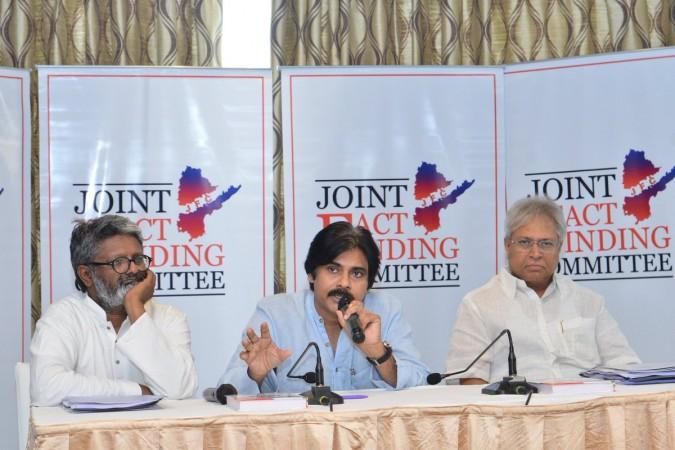Pawan Kalyan at JFC first meeting Pawan Kalyan at JFC first meeting