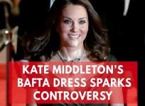 Kate Middleton wears green to Baftas amid all-black dress code