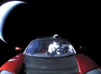 Tesla Roadster in space