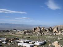 Ancient city of Hierapolis, located in modern-day Turkey,