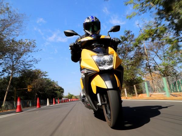 TVS Ntorq 125 is offered in four matte color options. TVS Ntorq 125