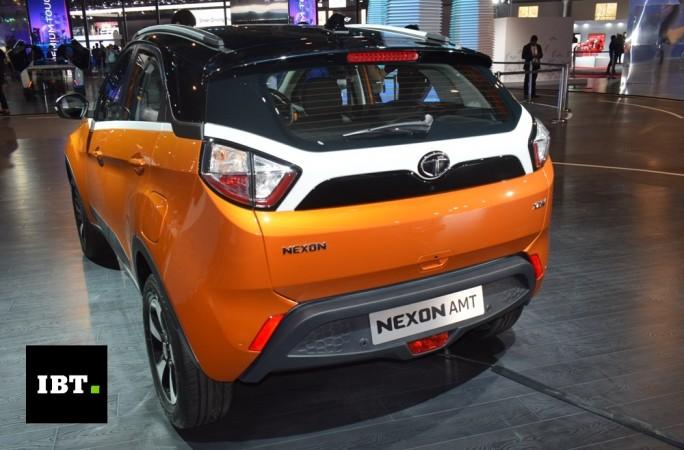 Tata Nexon AMT in new Etna Orange color Tata Nexon AMT