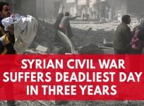 More than 100 killed as Syrian civil war suffers deadliest day in three years