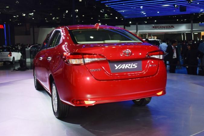 Toyota Yaris looks like the younger sibling of the Corolla Altis in terms of design. Toyota Yaris