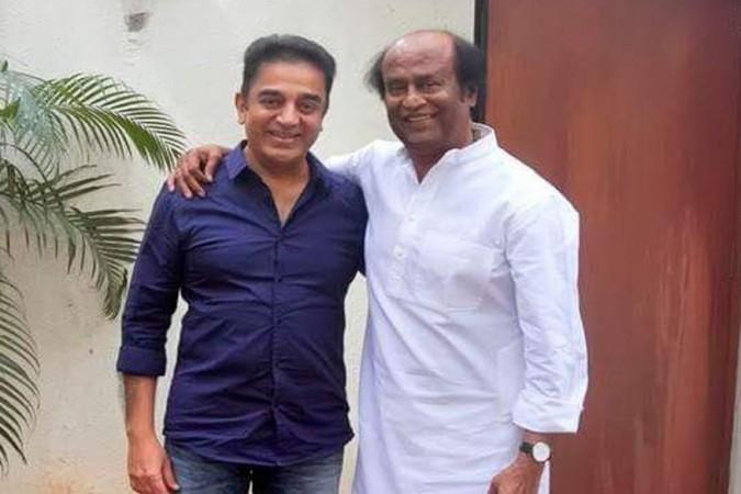 Kamal Haasan with Rajinikanth Kamal Haasan with Rajinikanth