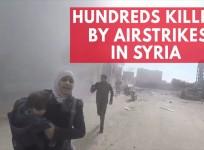 Hundreds killed by airstrikes in Syrias eastern Ghouta