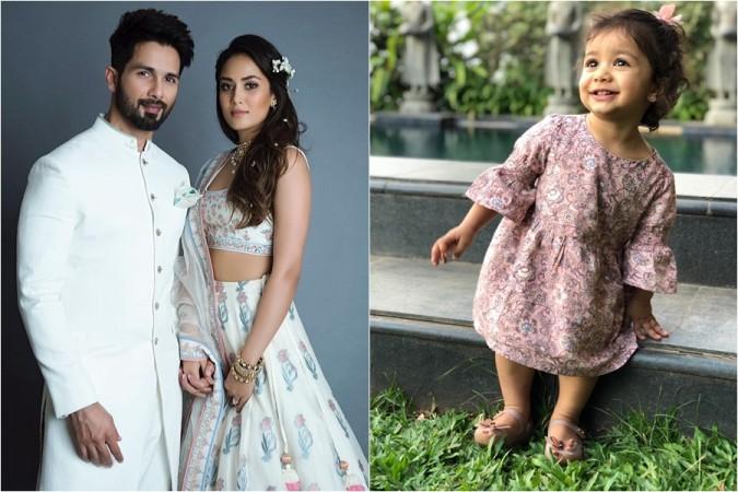 Shahid Kapoor, wife Mira Rajput, daughter Misha Kapoor Shahid Kapoor, Wife Mira Rajput, daughter Misha Kapoor