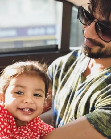 Shahid Kapoor, daughter Misha Kapoor Shahid Kapoor, daughter Misha Kapoor