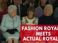 The Queen attends London Fashion Week