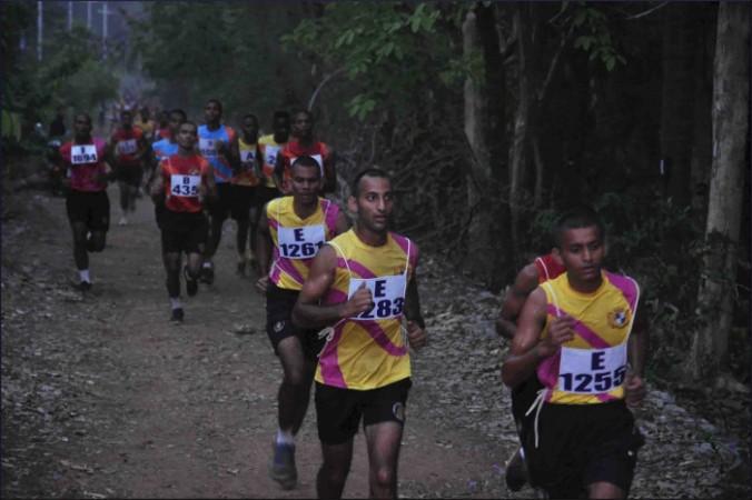 The inter-squadron cross-country race has no half-time. (Representational Image) cross country race