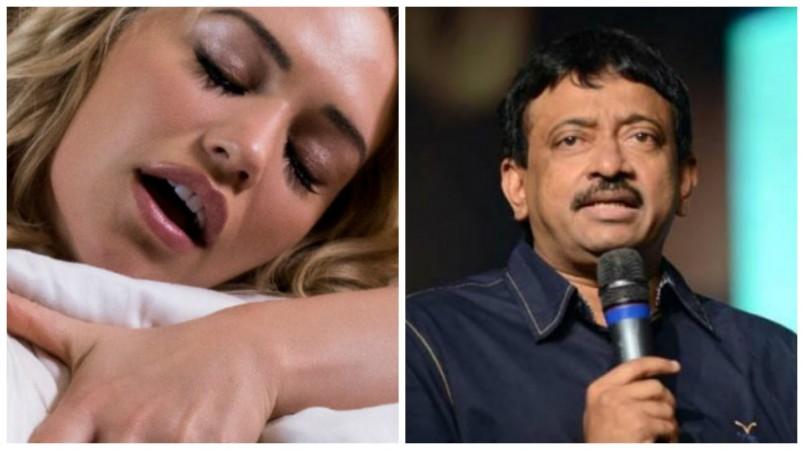 Mia Malkova and Ram Gopal Varma Mia Malkova and Ram Gopal Varma