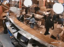 Watch shocking CCTV of violent mass brawl in Leeds bar