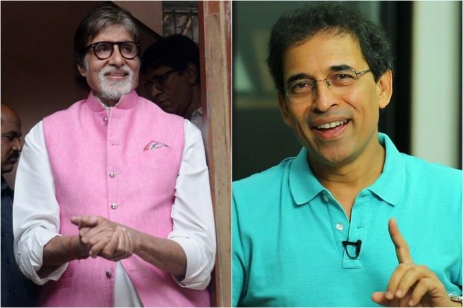 Amitabh Bachchan, Harsha Bhogle Amitabh Bachchan, Harsha Bhogle
