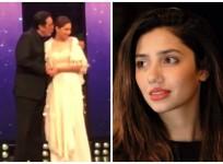 Javed Sheikh tried to kiss Mahira Khan at award show