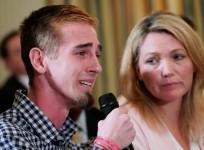 Parkland shooting survivors emotional plea to Trump: Lets never let this happen again. Please