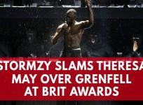 Stormzy slams Theresa May during Brits rap