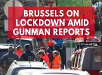 Brussels on lockdown amid gunman reports