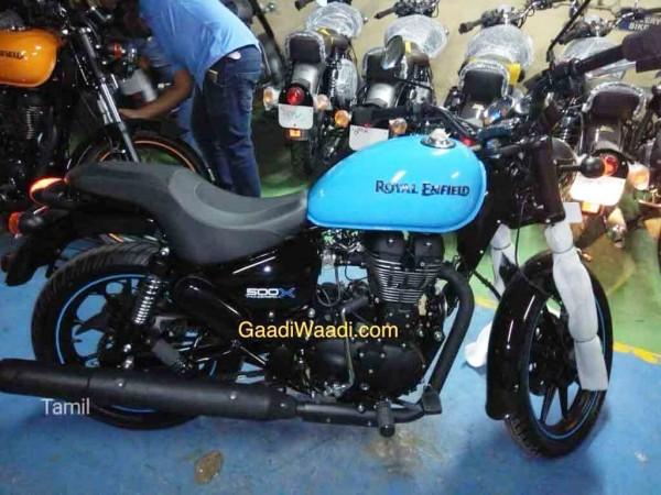 Royal Enfield Thunderbird 500X is expected to be offered in bright yellow as well as blue. Royal Enfield Thunderbird 500X