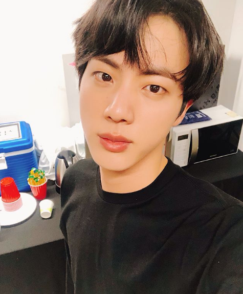 This Video Of Bts Member Jin Cutting His Own Bangs Has The Internet Divided Ibtimes India
