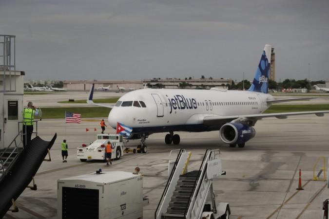 Representational Picture: Passenger punches and abuses JetBlue flight attendant before take-off caught on camera JetBlue flight