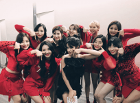 Camila Cabello along with K-pop group TWICE