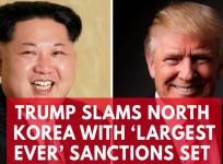 President Trump slams North Korea with largest ever sanctions package