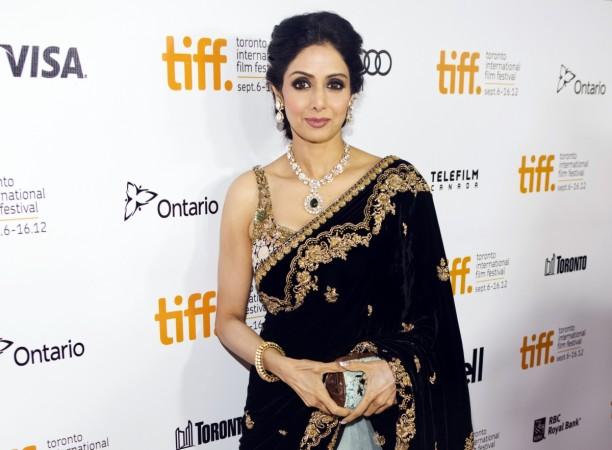 Bollywood actress Sridevi pictured during an award show. Bollywood actress Sridevi