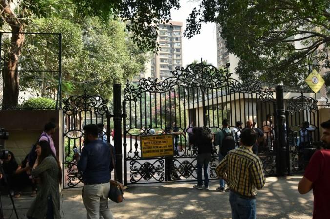 Visuals outside late legendary actress Sridevi's residence Visuals outside late legendary actress Sridevi's residence