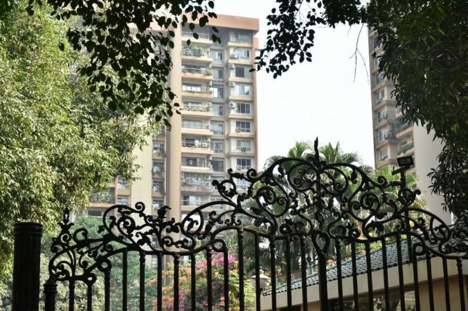 Visuals outside late legendary actress Sridevi's residence Visuals outside late legendary actress Sridevi's residence
