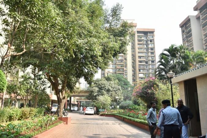 Visuals outside late legendary actress Sridevi's residence Visuals outside late legendary actress Sridevi's residence